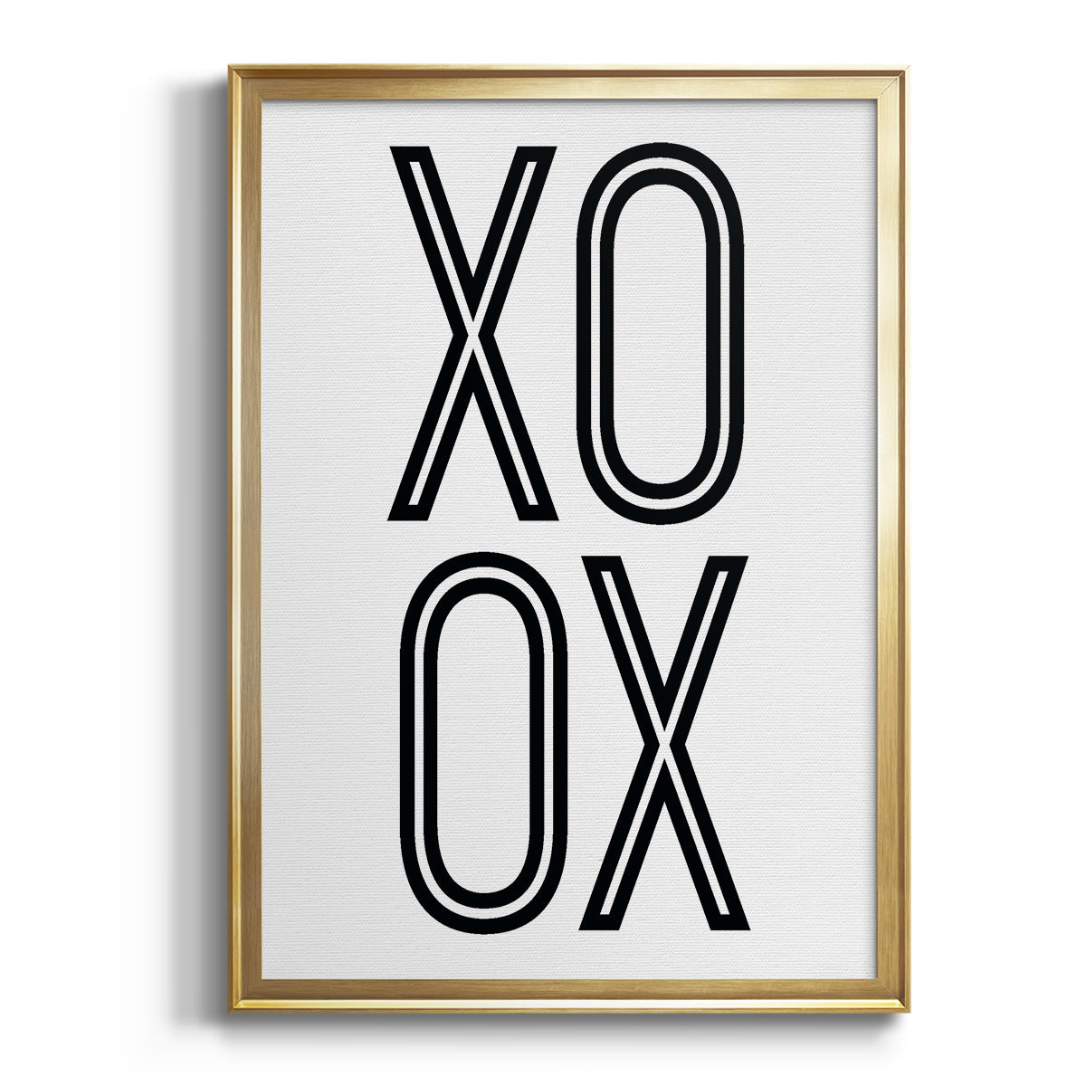 Bold Love I - Modern Framed Canvas Print