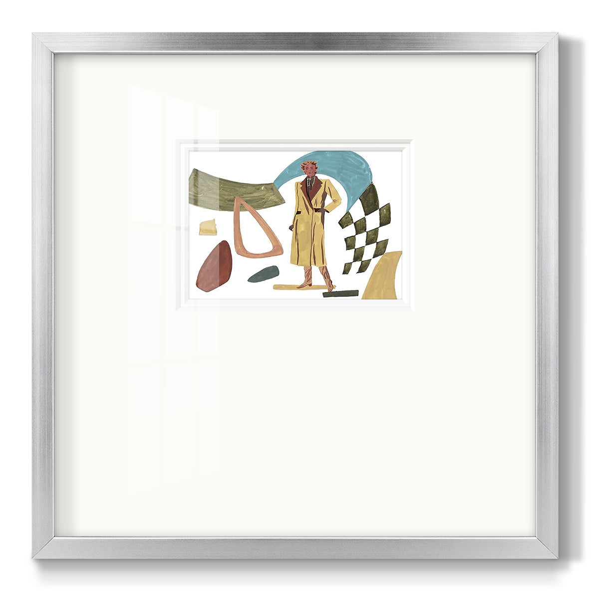 Vintage Vibes III - Double Matboard Framed Print