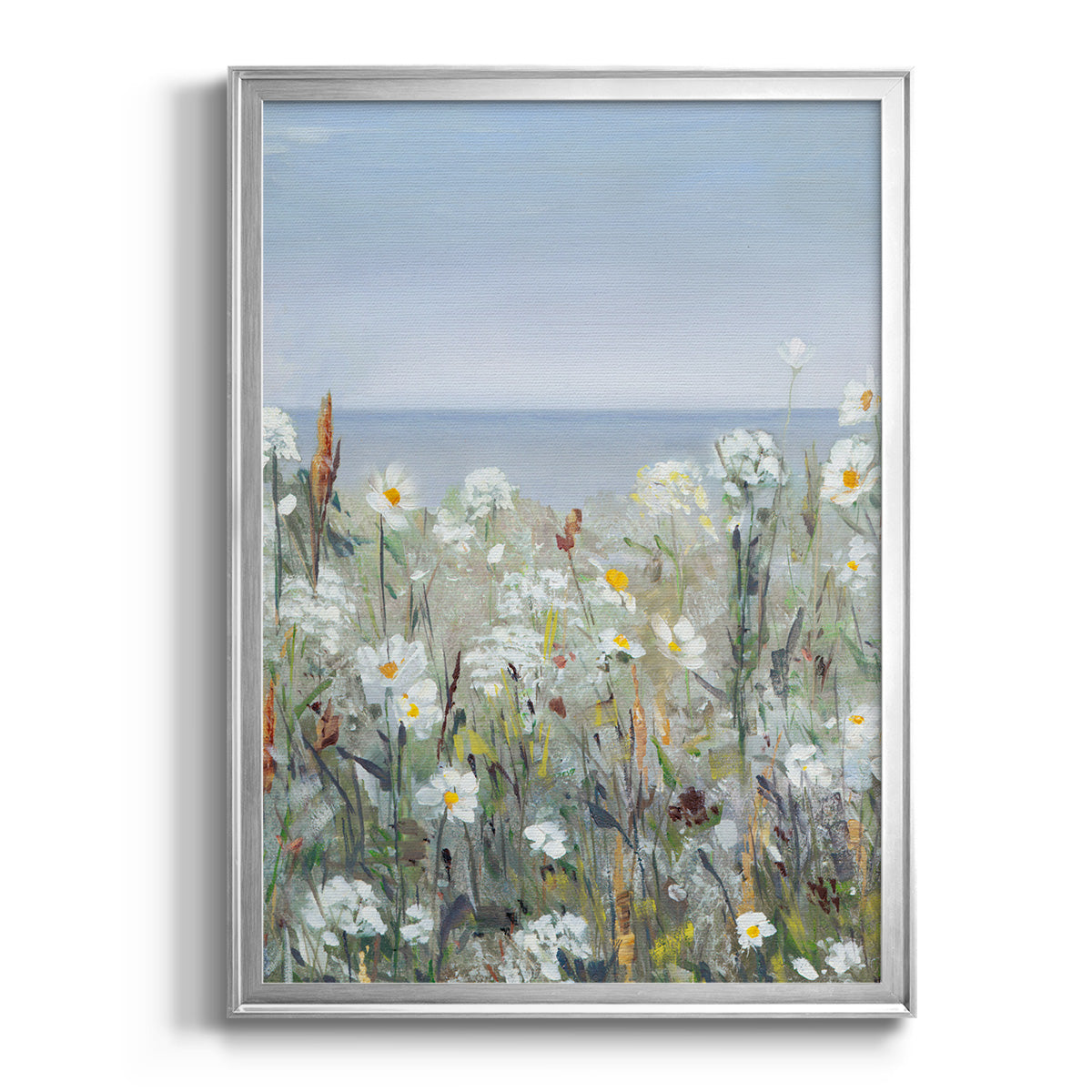 Wild Sea Breeze I - Modern Framed Canvas Print