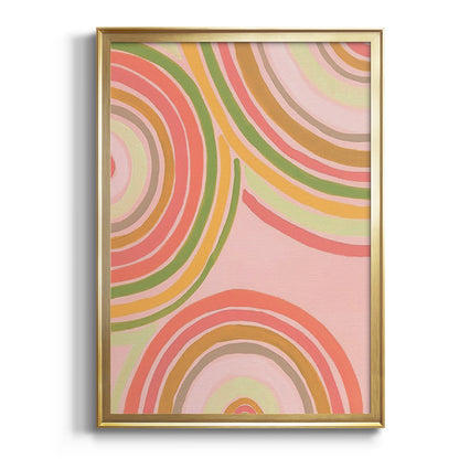 Abstract Rainbow I - Modern Framed Canvas Print