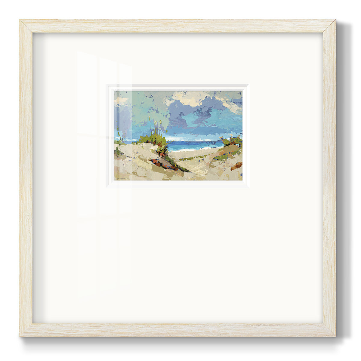 Dunes II Premium Framed Print Double Matboard