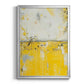 Yellow Bound - Modern Framed Canvas Print