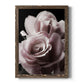 Rose Noir II - Premium Canvas Framed in Barnwood - Ready to Hang