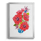 Brilliant Poppies I - Modern Framed Canvas Print