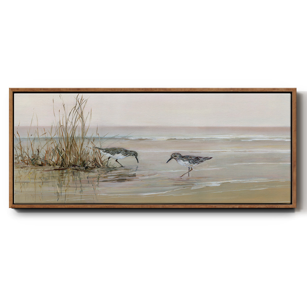 Early Risers I - Floater Framed Canvas Print