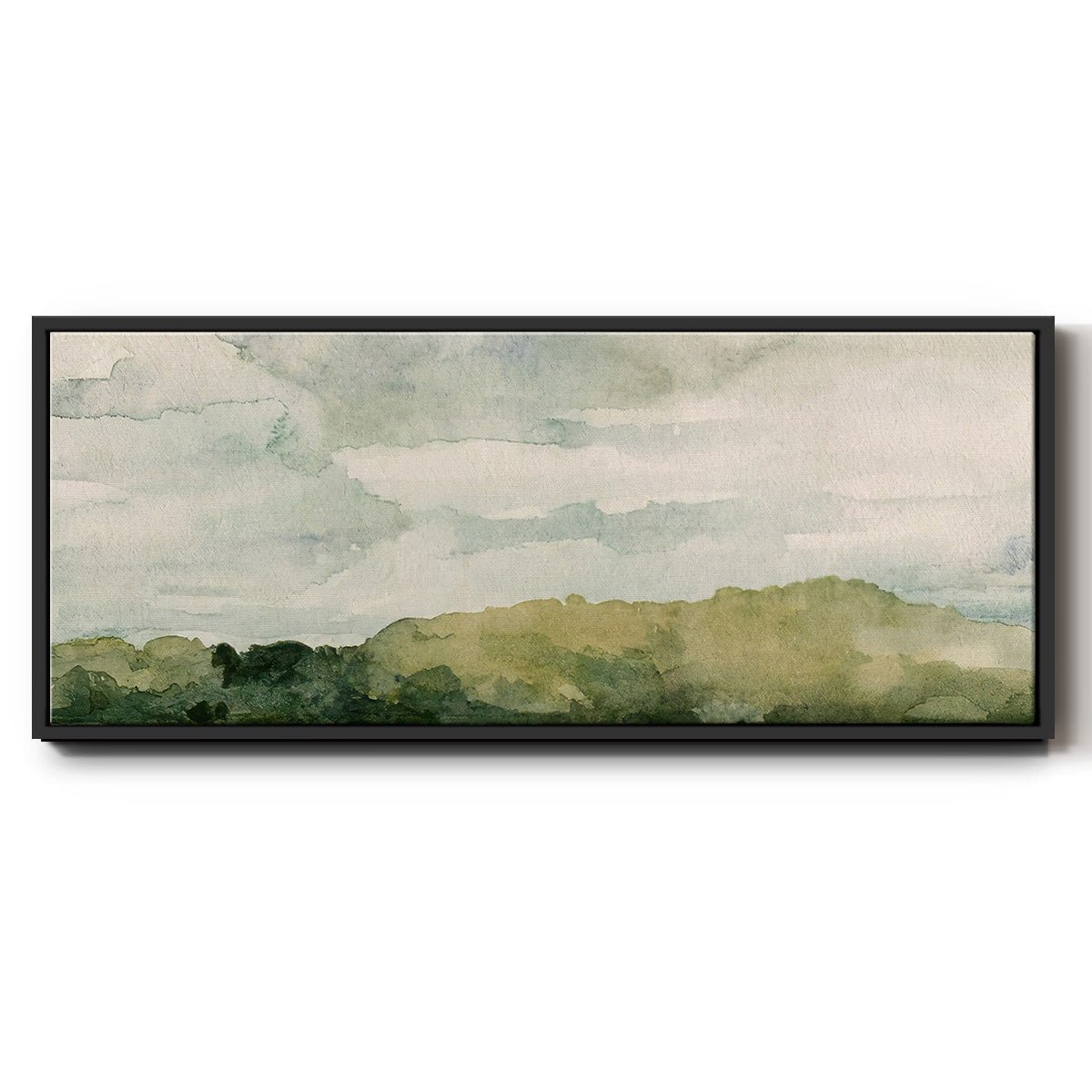 Riverside I - Floater Framed Canvas Print