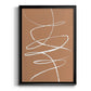 Terracotta Drift II - Modern Framed Canvas Print