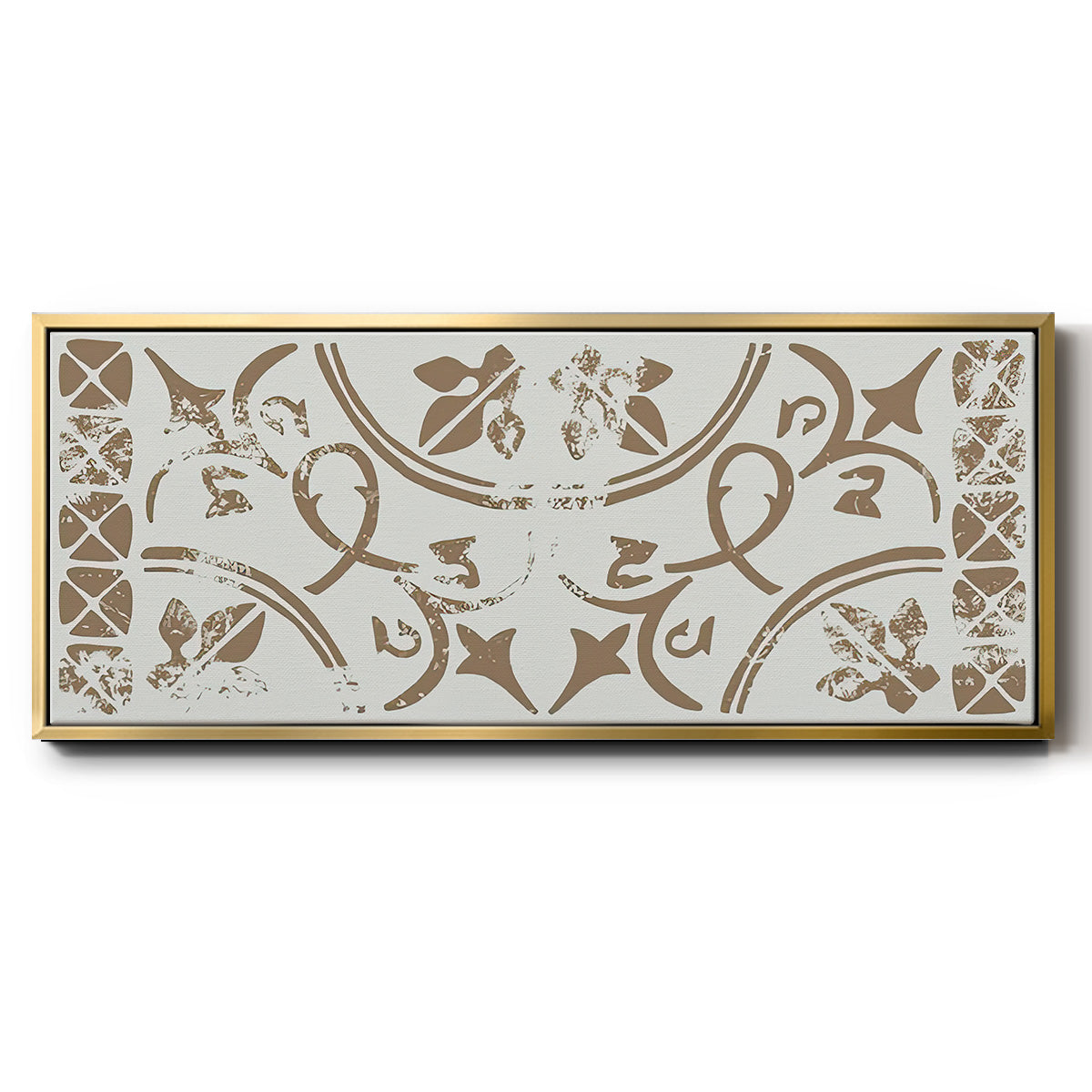 Ceramic Tile Collection D - Floater Framed Canvas Print