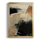 Baked Paintstrokes III - Modern Framed Canvas Print