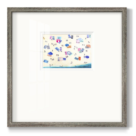 Colorful Beach - Double Matboard Framed Print