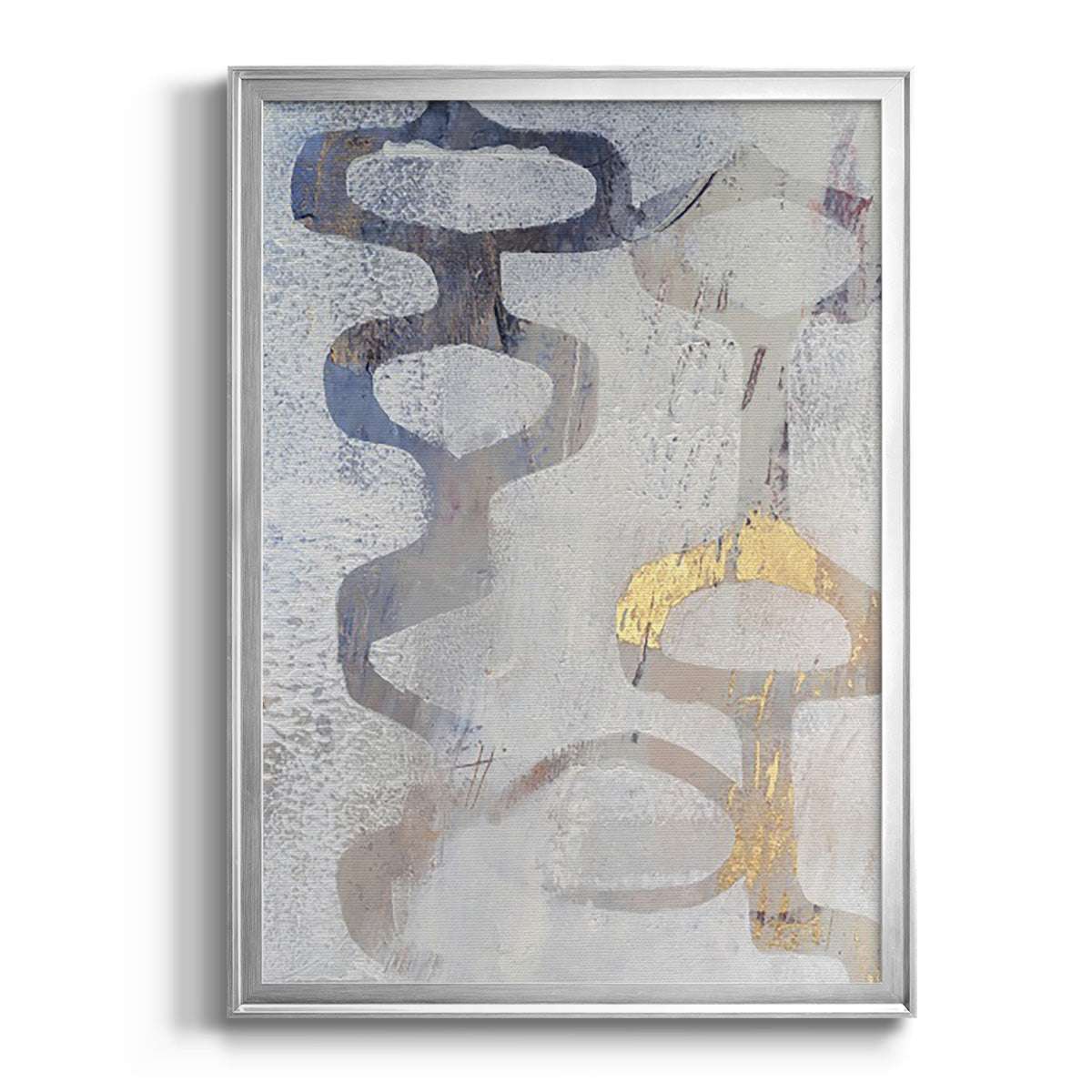 Linx I - Modern Framed Canvas Print