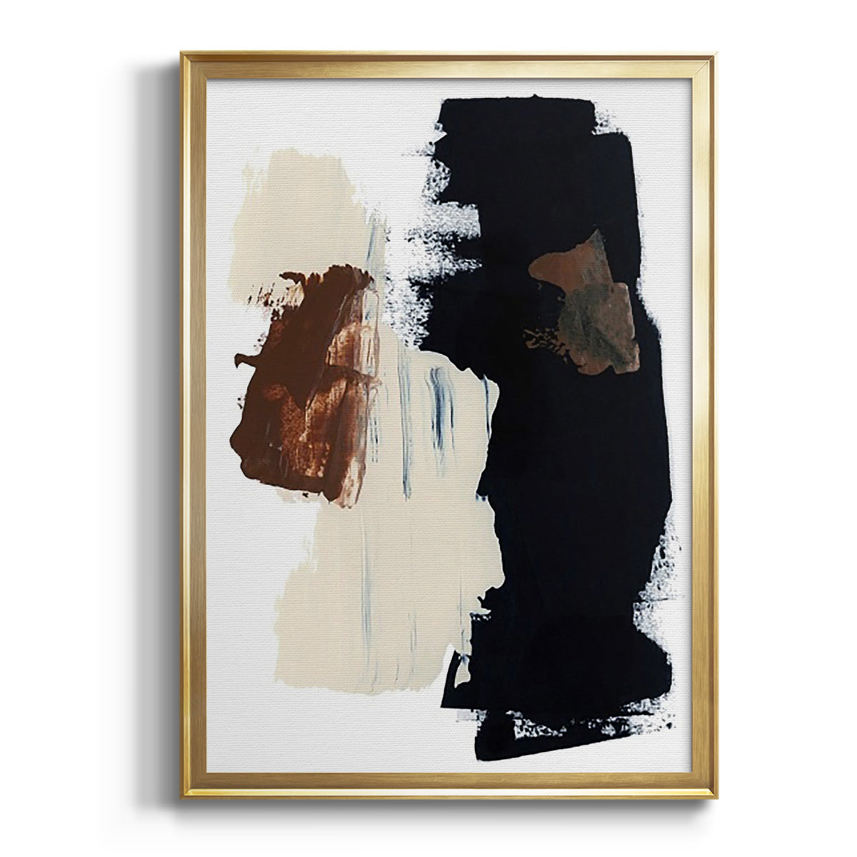 Goldenrod Patch II - Modern Framed Canvas Print