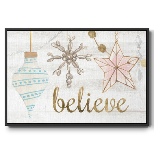 Elegant Ornaments Collection A - Floater Framed Canvas Print