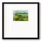 Emerald View IV - Double Matboard Framed Print