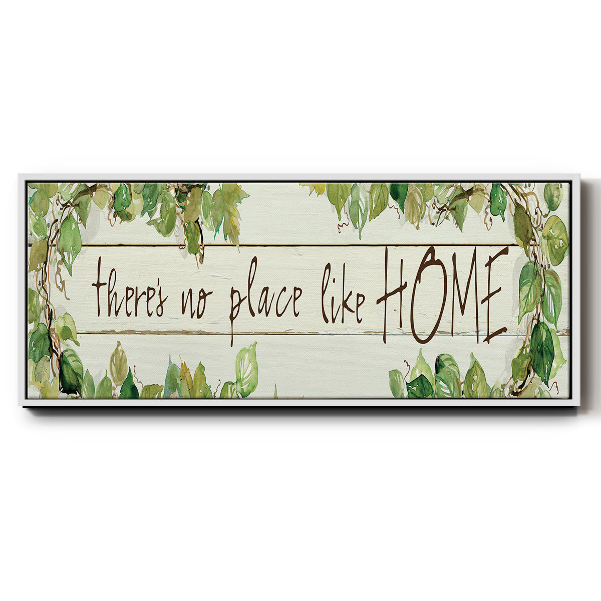No Place Like Home - Floater Framed Canvas Print