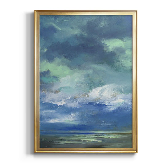 Island Morning - Modern Framed Canvas Print