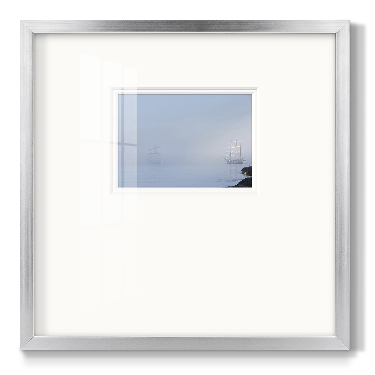 In the Mist- Premium Framed Print Double Matboard