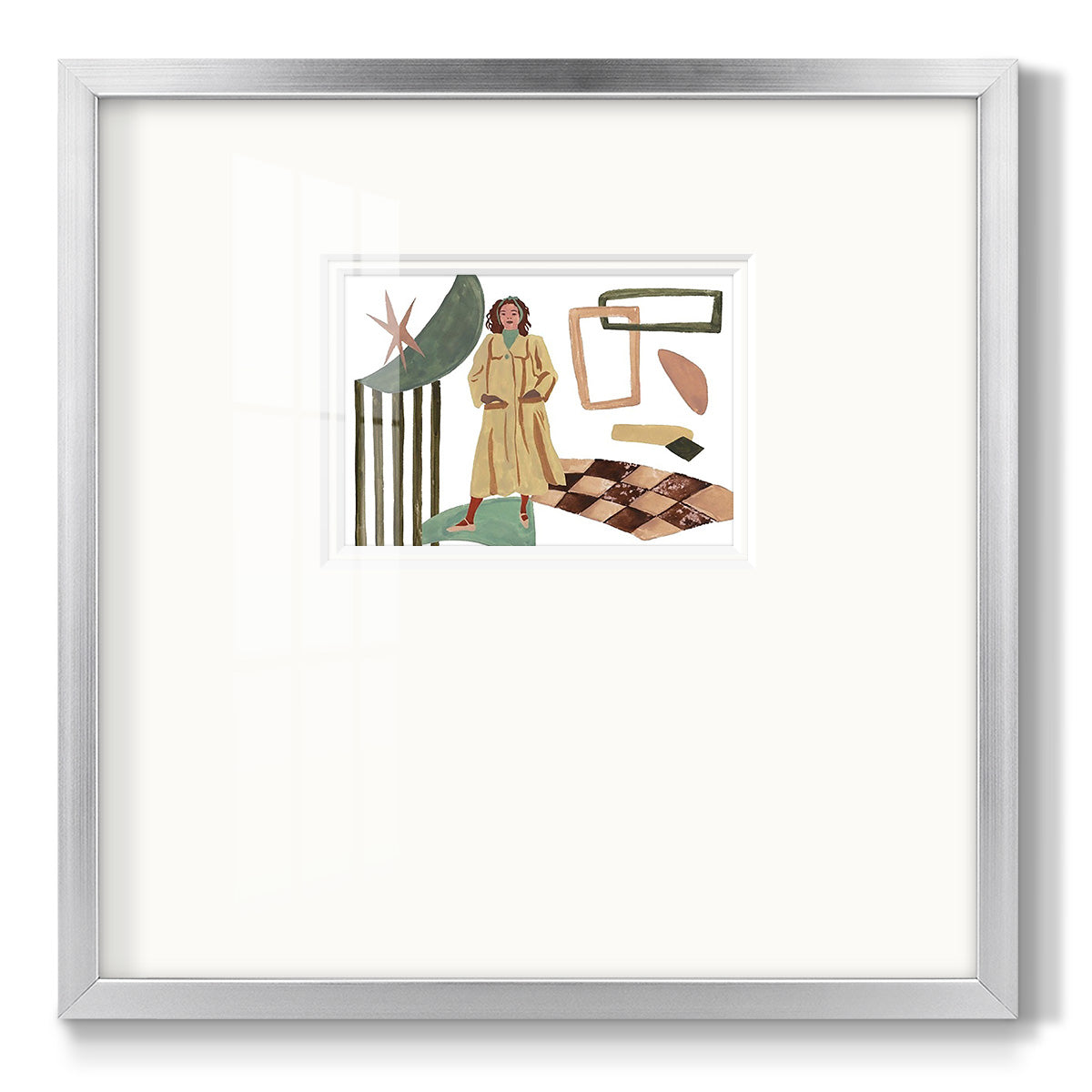 Vintage Vibes VI Premium Framed Print Double Matboard