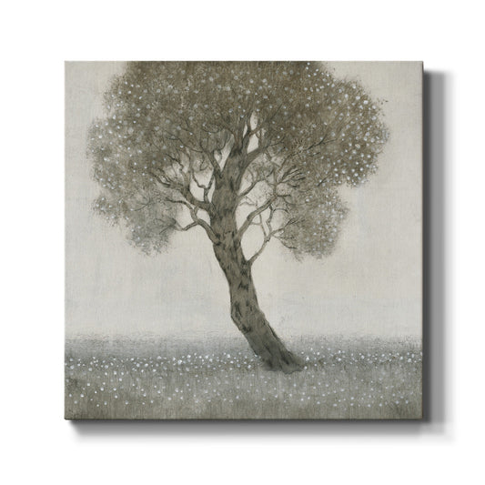 White Blossom Tree - Canvas Art Print