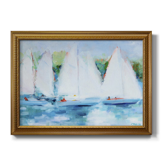 Youth Regatta Premium Framed Canvas- Ready to Hang