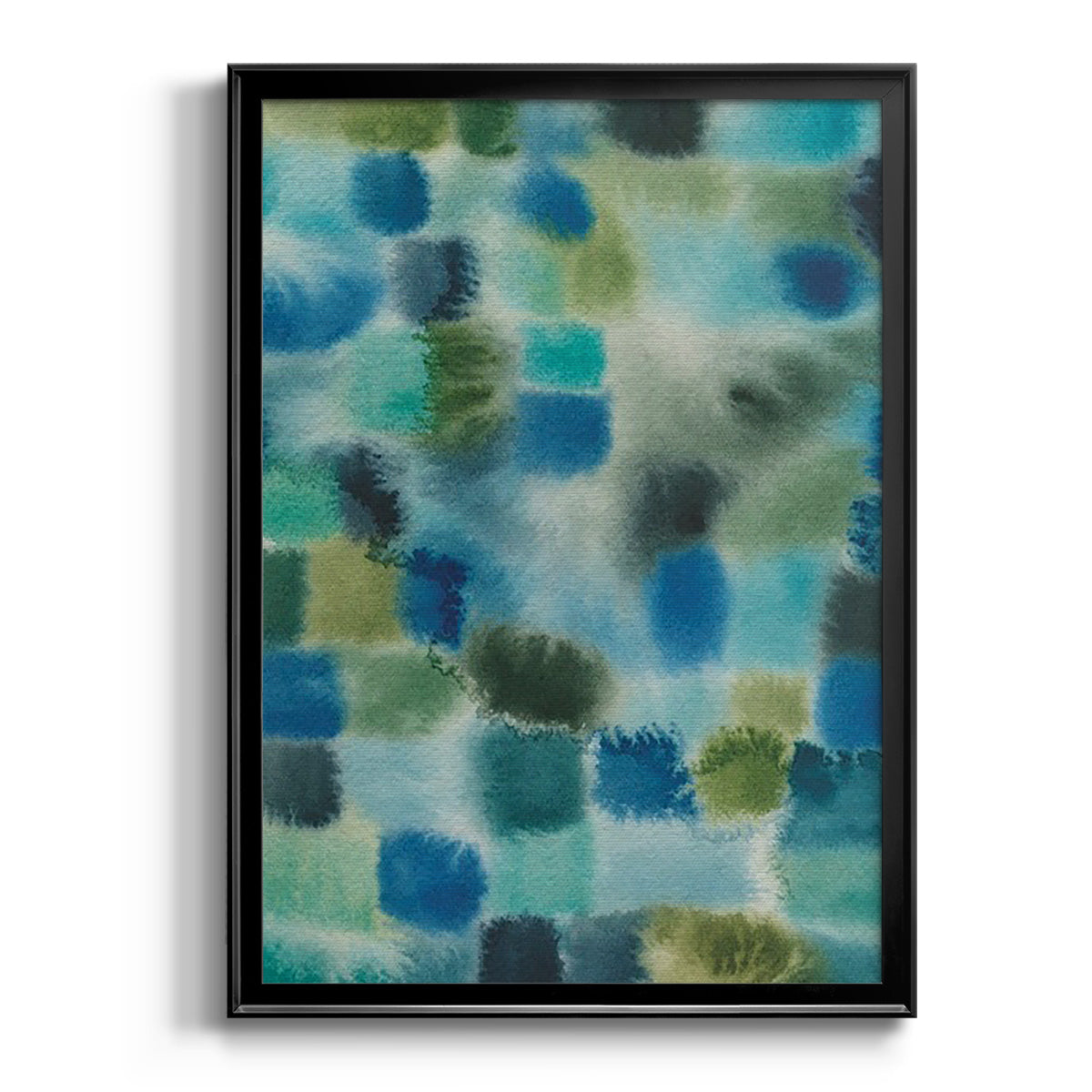 Earthy Plexus I - Modern Framed Canvas Print