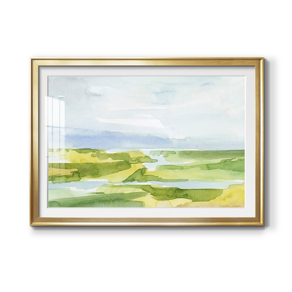 Watery Lowlands III Premium Framed Print - Ready to Hang