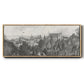 City of Cleveland - Floater Framed Canvas Print