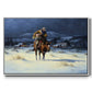 Bringing Christmas Home - Framed Gallery Wrapped Canvas in Floating Frame