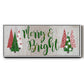 Merry & Bright - Floater Framed Canvas Print