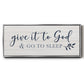 Give It To God - Floater Framed Canvas Print