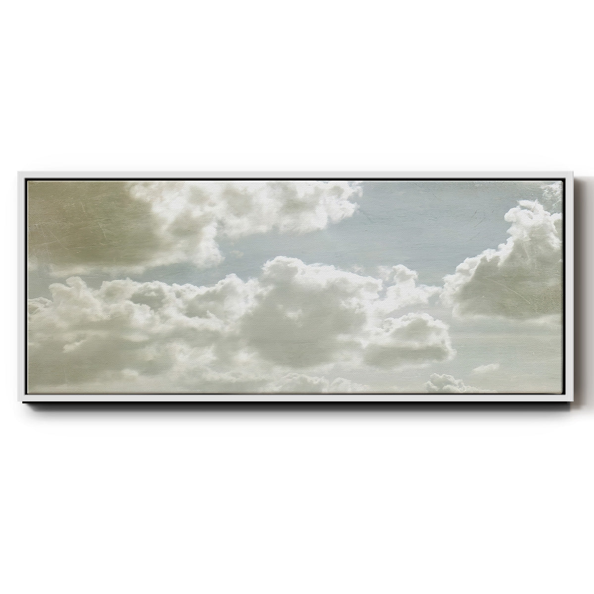 Sky Scrapers IV - Floater Framed Canvas Print