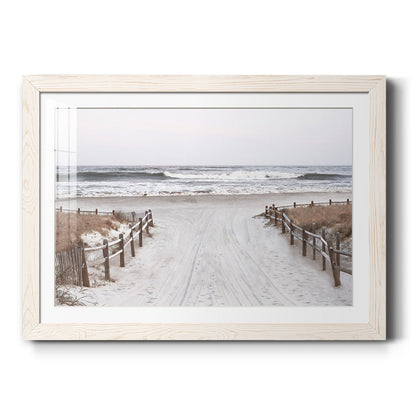 OBX Path - Barnwood Framed Art Print