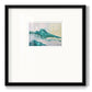 No tears for the Mountain - Double Matboard Framed Print