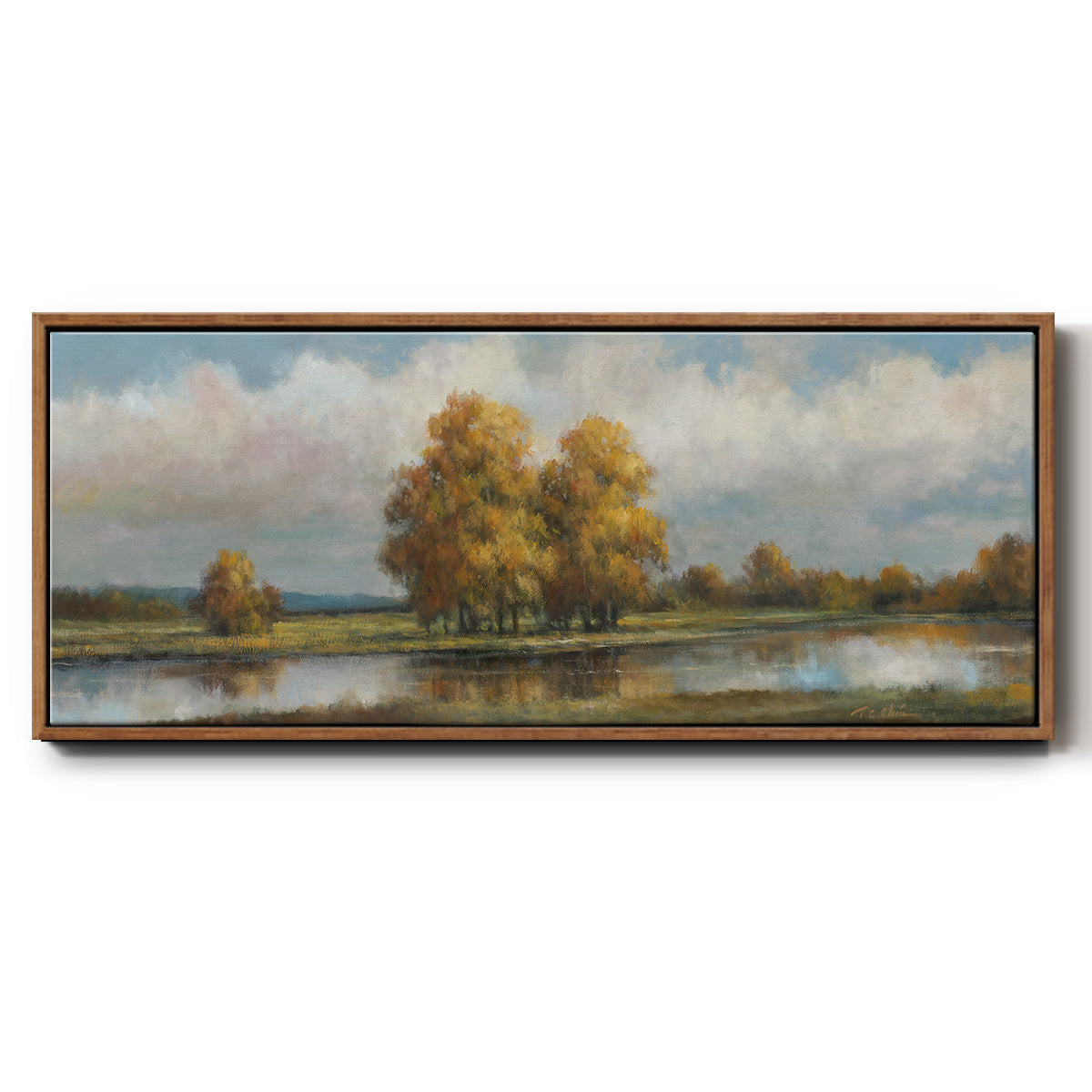 Shenandoah - Floater Framed Canvas Print