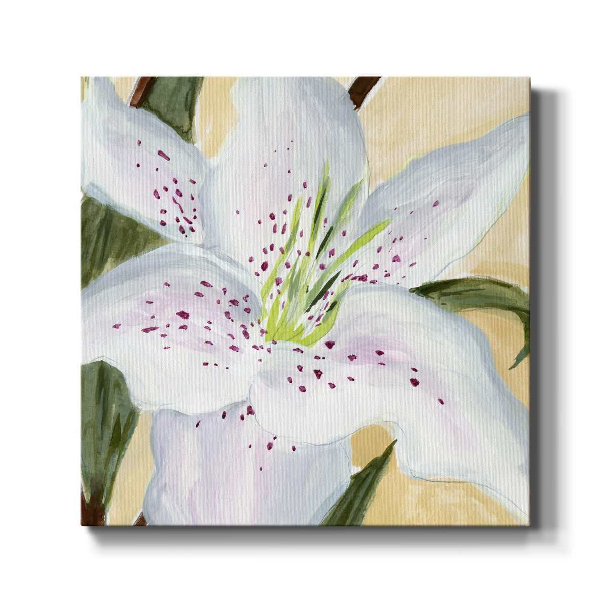 White Lily I-Premium Gallery Wrapped Canvas - Ready to Hang