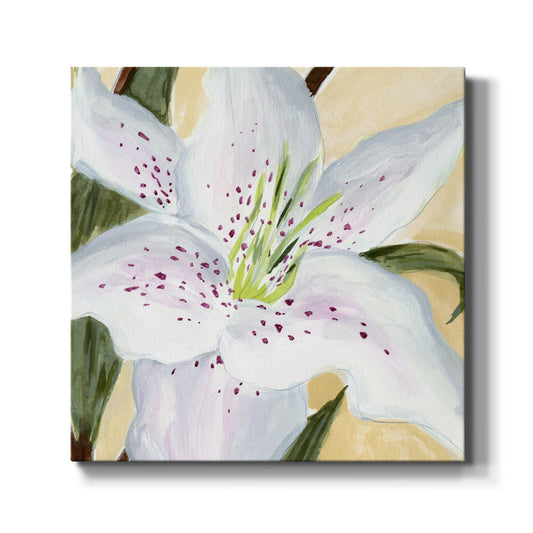 White Lily I - Canvas Art Print