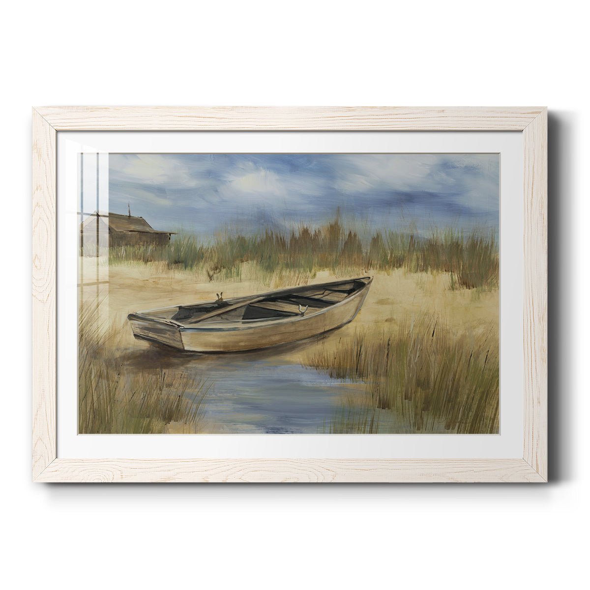 Fisherman's Friend - Barnwood Framed Art Print