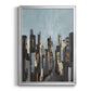 City Beat - Modern Framed Canvas Print