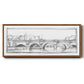 Pont Neuf - Floater Framed Canvas Print