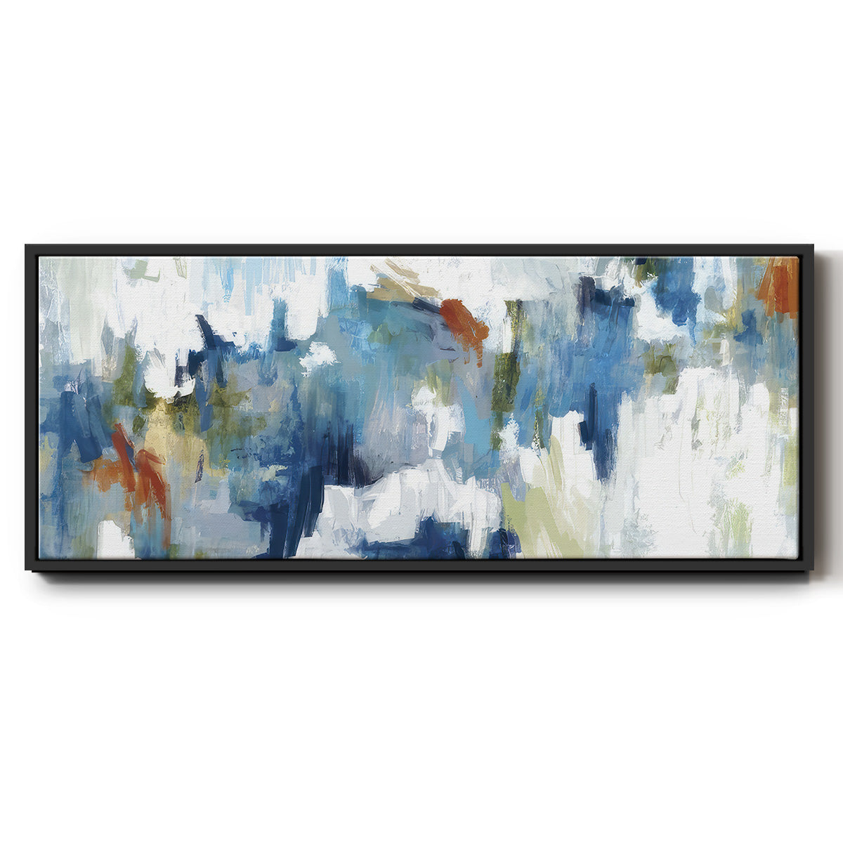 Color Falls - Floater Framed Canvas Print