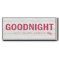 Princess Goodnight - Floater Framed Canvas Print