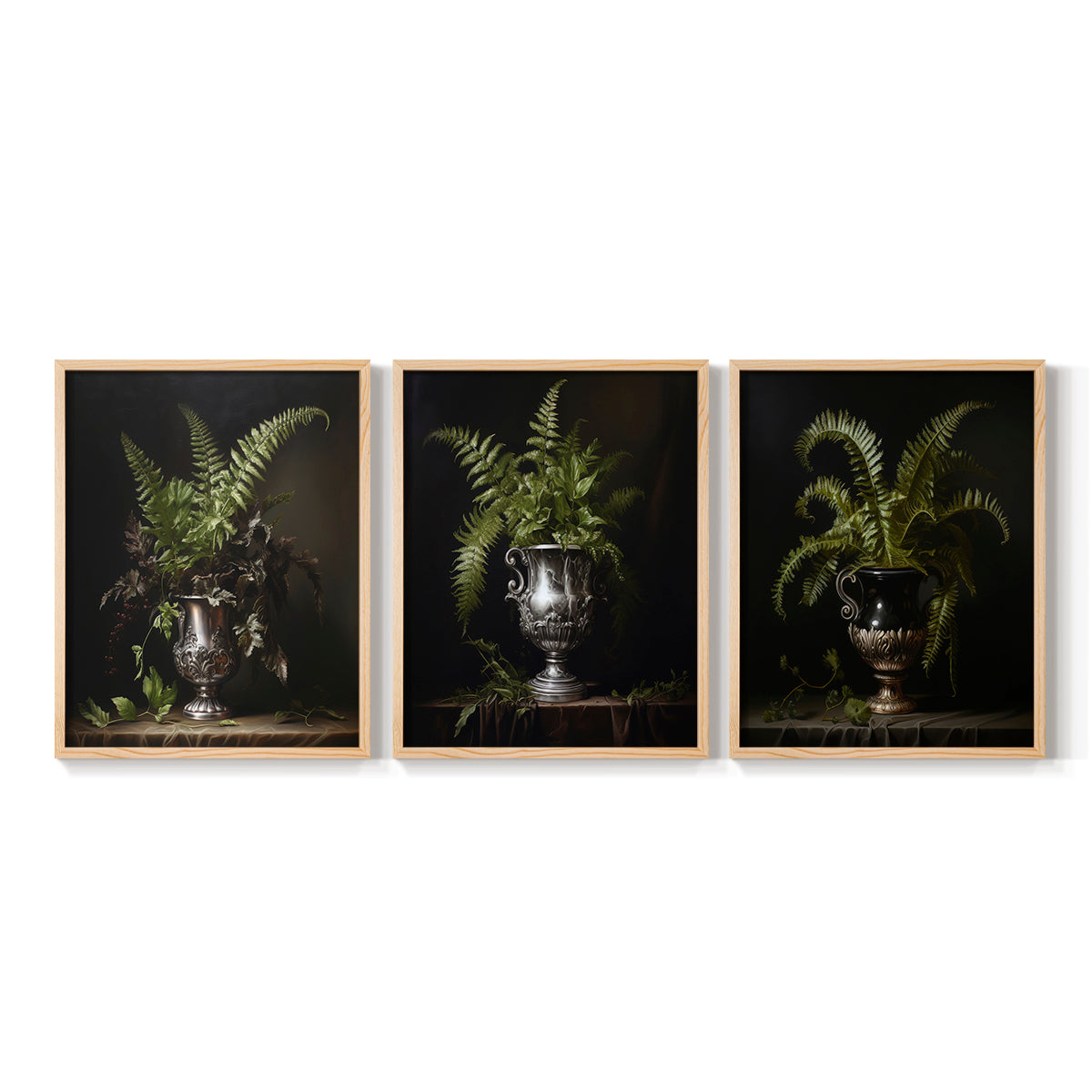 Floral Study Series LXXI - Restickable Framed Art Set