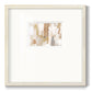 Gold Quartz I Premium Framed Print Double Matboard