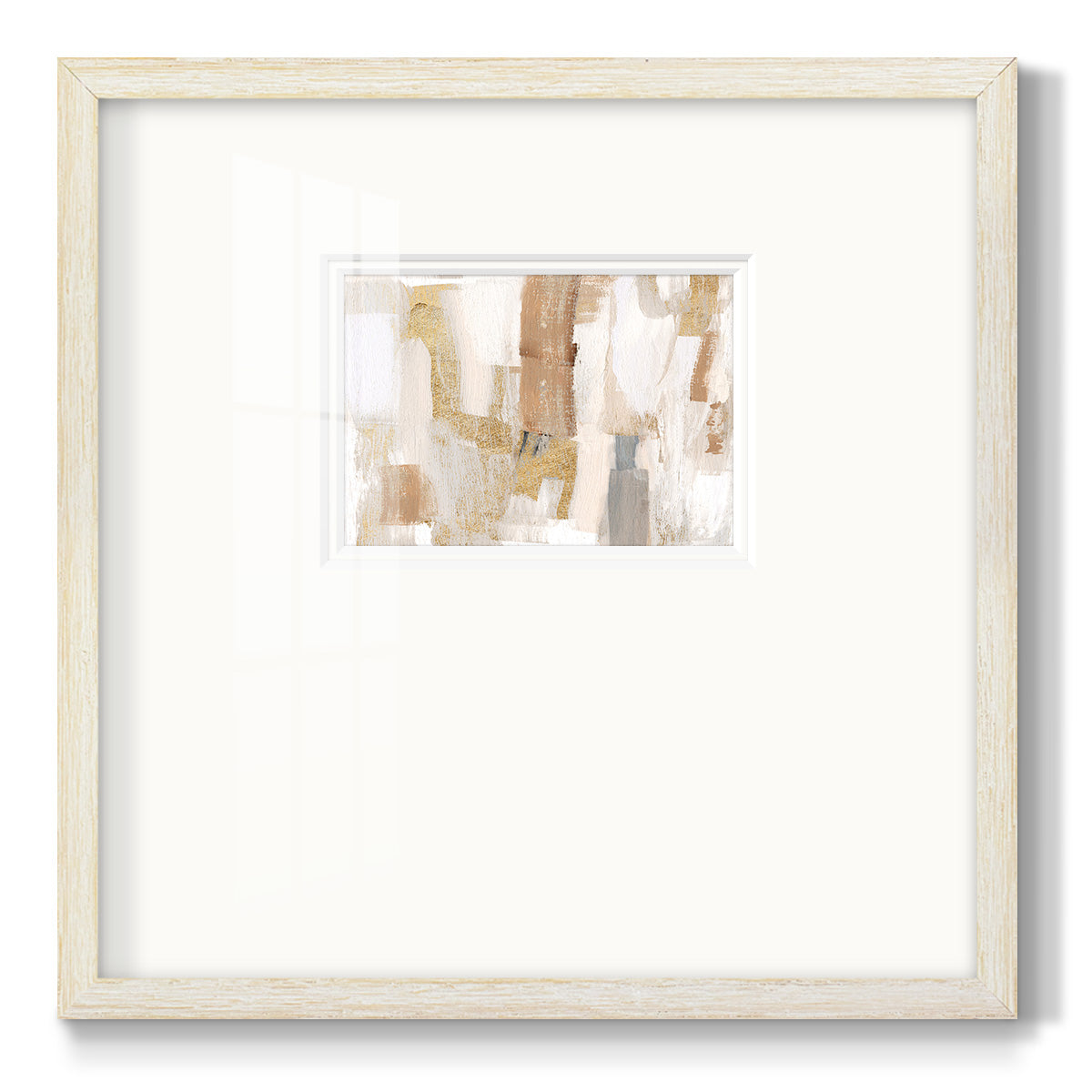 Gold Quartz I Premium Framed Print Double Matboard