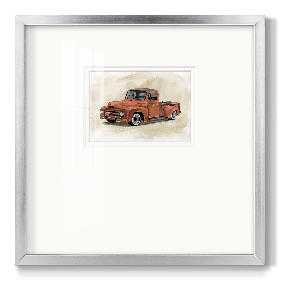 Pickup IV - Double Matboard Framed Print