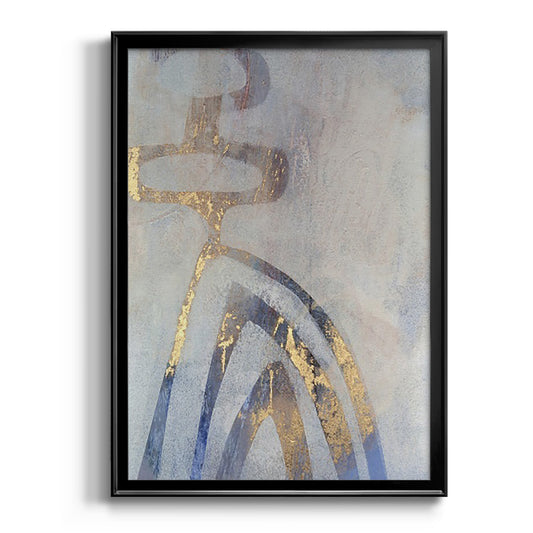 Linx III - Modern Framed Canvas Print
