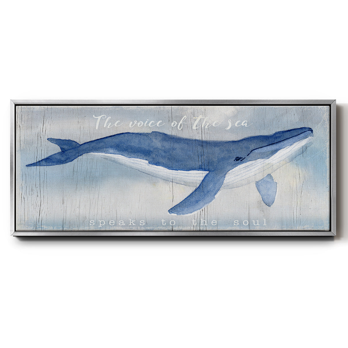 Voice of the Sea - Floater Framed Canvas Print