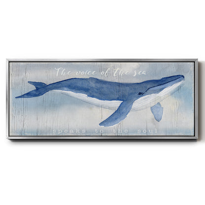 Voice of the Sea - Floater Framed Canvas Print