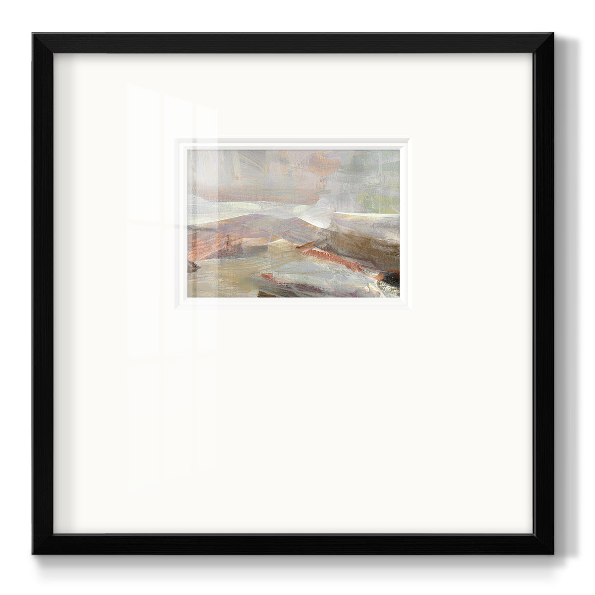 Distant Canyon - Double Matboard Framed Print