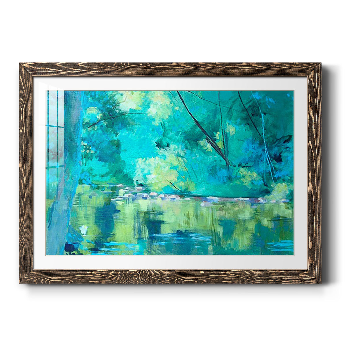 Housatonic River - Barnwood Framed Art Print